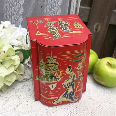 thai tea metal box|Asian Tea Tin Box .